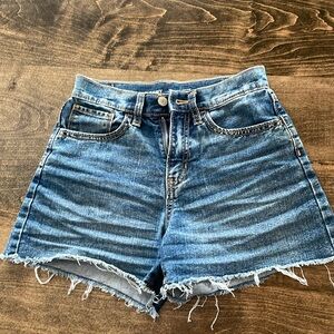 Girl’s High Rise Jean shorts